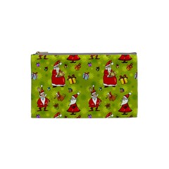 Background With Santa Claus, Christmas Decorations Cosmetic Bag (XS) from ArtsNow.com Front