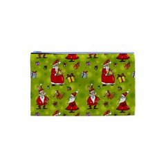 Background With Santa Claus, Christmas Decorations Cosmetic Bag (XS) from ArtsNow.com Front