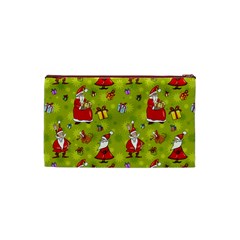 Background With Santa Claus, Christmas Decorations Cosmetic Bag (XS) from ArtsNow.com Back