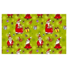 Background With Santa Claus, Christmas Decorations Kids  Hooded Rain Ponchos from ArtsNow.com Pocket Cover