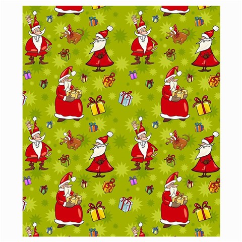 Background With Santa Claus, Christmas Decorations Kids  Hooded Rain Ponchos from ArtsNow.com Hood Right