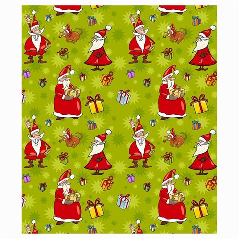 Background With Santa Claus, Christmas Decorations Kids  Hooded Rain Ponchos from ArtsNow.com Hood Left