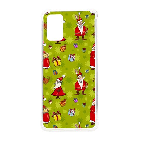 Background With Santa Claus, Christmas Decorations Samsung Galaxy S20 Plus 6.7 Inch TPU UV Case from ArtsNow.com Front