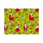 Background With Santa Claus, Christmas Decorations Premium Plush Fleece Blanket (Mini)