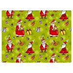 Background With Santa Claus, Christmas Decorations Premium Plush Fleece Blanket (Extra Small)