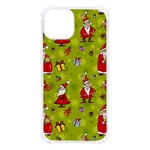 Background With Santa Claus, Christmas Decorations iPhone 13 TPU UV Print Case