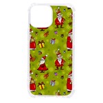 Background With Santa Claus, Christmas Decorations iPhone 13 mini TPU UV Print Case