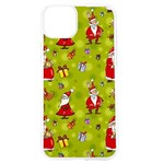 Background With Santa Claus, Christmas Decorations iPhone 15 TPU UV Print Case