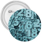 Blue Digits Background, Artwork, Numbers 3  Buttons