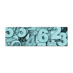 Blue Digits Background, Artwork, Numbers Sticker Bumper (100 pack)