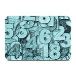 Blue Digits Background, Artwork, Numbers Plate Mats