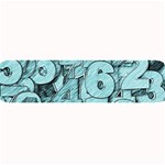 Blue Digits Background, Artwork, Numbers Large Bar Mat