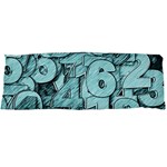 Blue Digits Background, Artwork, Numbers Body Pillow Case Dakimakura (Two Sides)