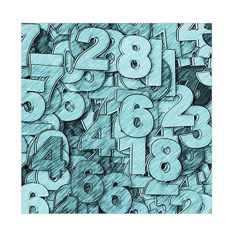 Blue Digits Background, Artwork, Numbers Duvet Cover Double Side (Full/ Double Size) from ArtsNow.com Back