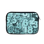 Blue Digits Background, Artwork, Numbers Apple MacBook Pro 15  Zipper Case