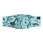 Blue Digits Background, Artwork, Numbers Stretchable Headband