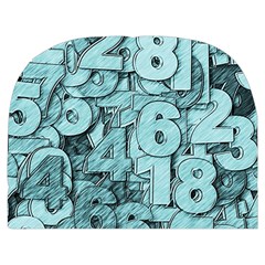 Blue Digits Background, Artwork, Numbers Make Up Case (Medium) from ArtsNow.com Back