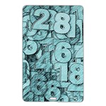 Blue Digits Background, Artwork, Numbers Name Card Style USB Flash Drive