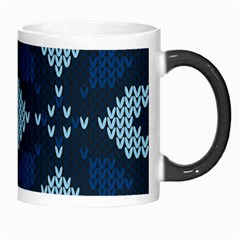 Blue Knitted Texture, Blue Christmas Background, Art Morph Mug from ArtsNow.com Right