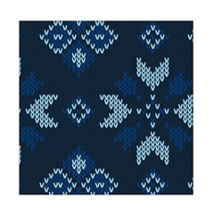 Blue Knitted Texture, Blue Christmas Background, Art Duvet Cover Double Side (Full/ Double Size) from ArtsNow.com Back