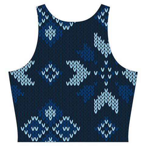 Blue Knitted Texture, Blue Christmas Background, Art Cut Out Top from ArtsNow.com Back