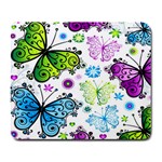 Butterflies, Abstract, Background, Colorful Large Mousepad