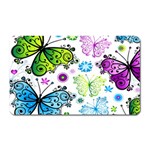 Butterflies, Abstract, Background, Colorful Magnet (Rectangular)