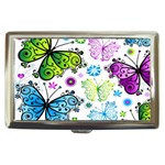 Butterflies, Abstract, Background, Colorful Cigarette Money Case