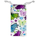 Butterflies, Abstract, Background, Colorful Jewelry Bag