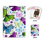 Butterflies, Abstract, Background, Colorful Playing Cards Single Design (Rectangle)