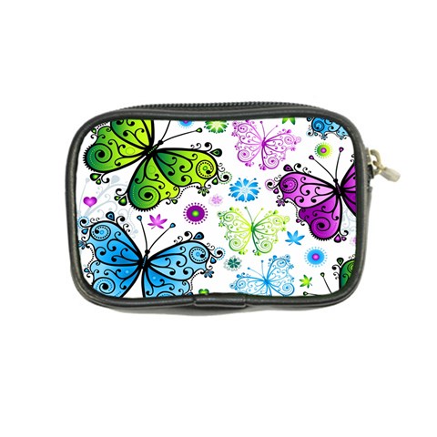 Butterflies, Abstract, Background, Colorful Coin Purse from ArtsNow.com Back