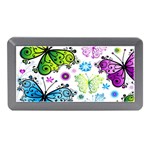 Butterflies, Abstract, Background, Colorful Memory Card Reader (Mini)