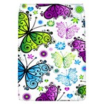 Butterflies, Abstract, Background, Colorful Removable Flap Cover (L)