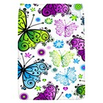 Butterflies, Abstract, Background, Colorful Removable Flap Cover (S)