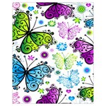 Butterflies, Abstract, Background, Colorful Drawstring Bag (Small)