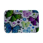 Butterflies, Abstract, Background, Colorful Open Lid Metal Box (Silver)  