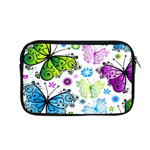 Butterflies, Abstract, Background, Colorful Apple MacBook Pro 13  Zipper Case from ArtsNow.com Front