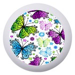 Butterflies, Abstract, Background, Colorful Dento Box with Mirror