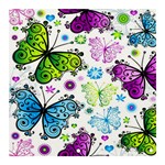 Butterflies, Abstract, Background, Colorful Banner and Sign 3  x 3 