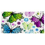 Butterflies, Abstract, Background, Colorful Banner and Sign 4  x 2 