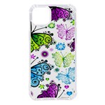 Butterflies, Abstract, Background, Colorful iPhone 14 Plus TPU UV Print Case