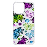 Butterflies, Abstract, Background, Colorful iPhone 13 Pro Max TPU UV Print Case