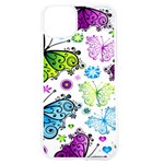 Butterflies, Abstract, Background, Colorful iPhone 15 TPU UV Print Case