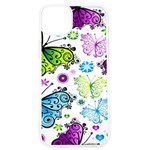 Butterflies, Abstract, Background, Colorful iPhone 15 Pro TPU UV Print Case