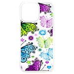 Butterflies, Abstract, Background, Colorful iPhone 15 Pro Max TPU UV Print Case