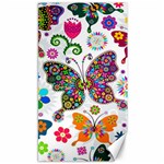 Butterflies, Abstract, Colorful, Floral, Flowers Canvas 40  x 72 