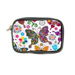 Butterflies, Abstract, Colorful, Floral, Flowers Coin Purse