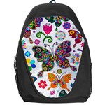 Butterflies, Abstract, Colorful, Floral, Flowers Backpack Bag