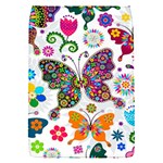 Butterflies, Abstract, Colorful, Floral, Flowers Removable Flap Cover (S)