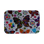 Butterflies, Abstract, Colorful, Floral, Flowers Open Lid Metal Box (Silver)  